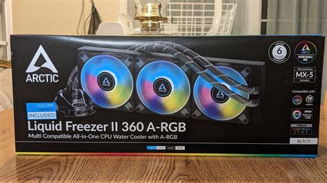 coolant ar tix 360|Arctic Liquid Freezer II 360 ARGB Review: Quiet Cooling Power.